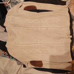 White Knitted Sweater